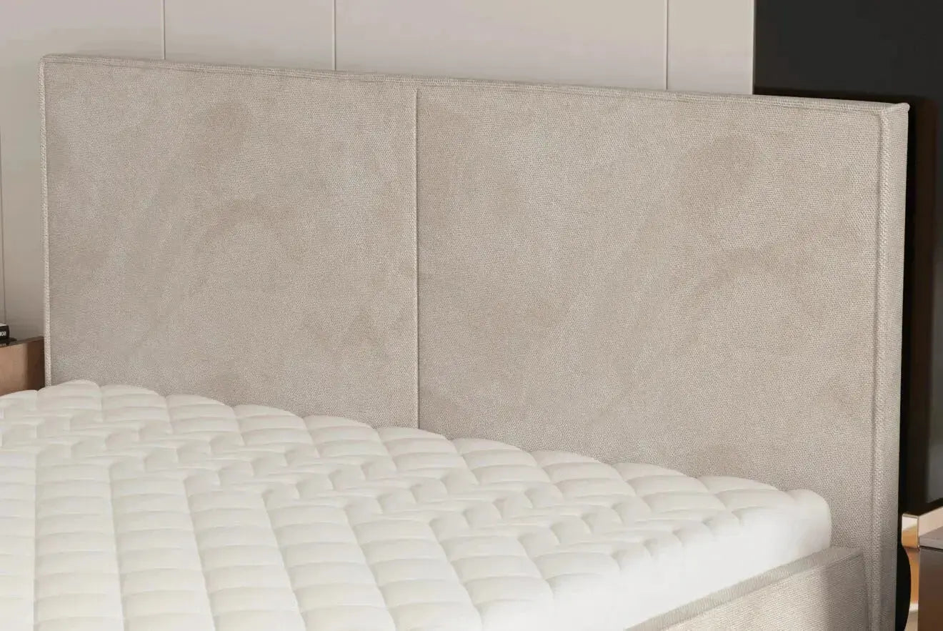 Lit Coffre avec Tête de Lit NICOLE - 140 x 200 cm WERSAL