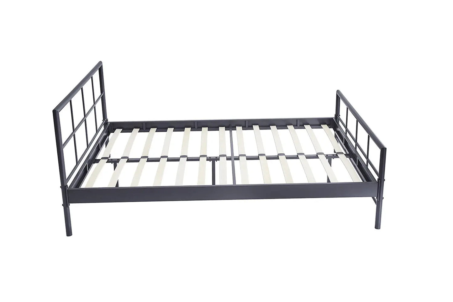 Lit DAVI 140x200 Métal Gris foncé ROUSSEAU