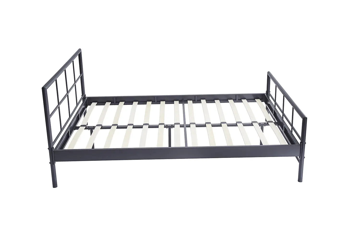 Lit DAVI 140x200 Métal Gris foncé ROUSSEAU