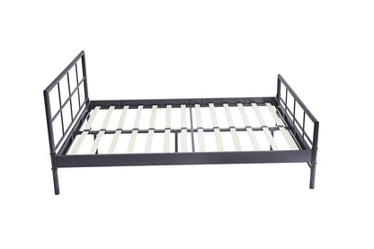 Lit DAVI 140x200 Métal Gris foncé ROUSSEAU
