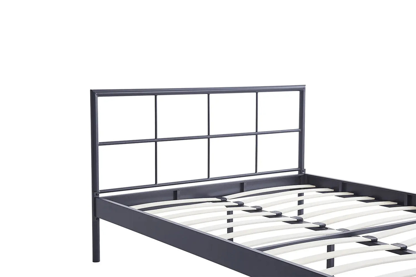 Lit DAVI 140x200 Métal Gris foncé ROUSSEAU