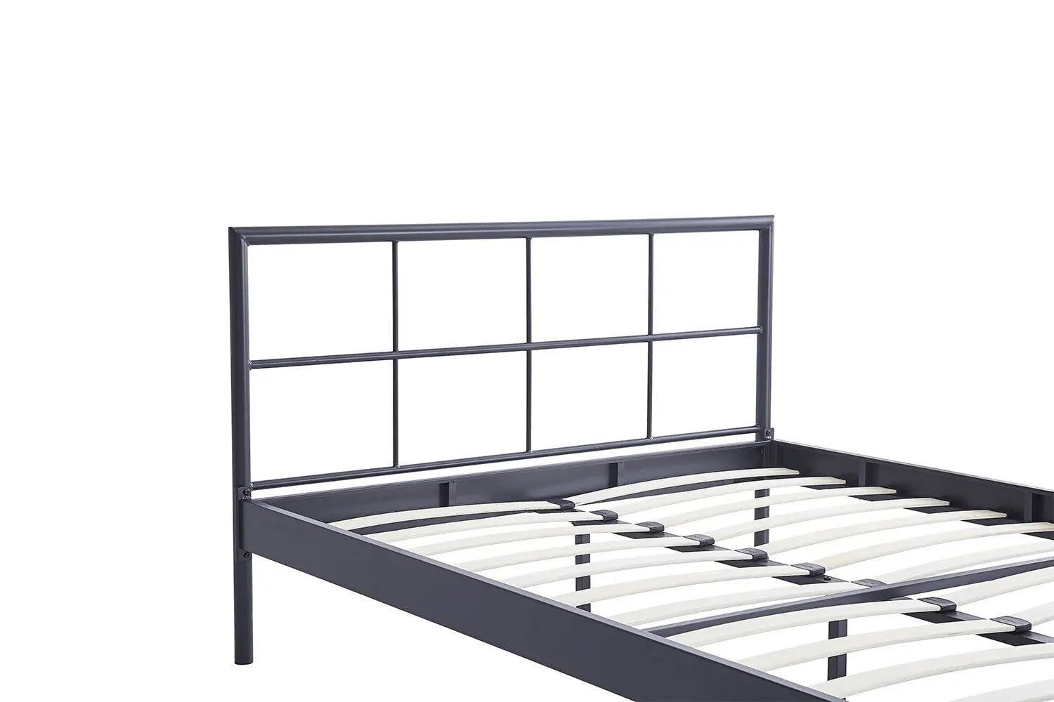 Lit DAVI 140x200 Métal Gris foncé ROUSSEAU