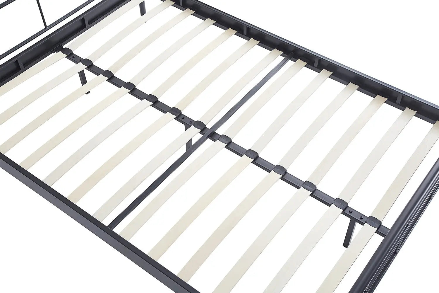 Lit DAVI 140x200 Métal Gris foncé ROUSSEAU