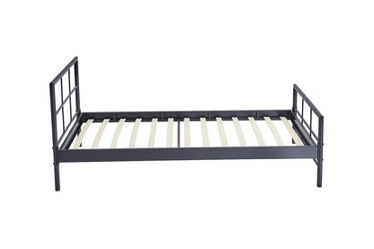 Lit DAVI 90x200 Métal Gris foncé ROUSSEAU