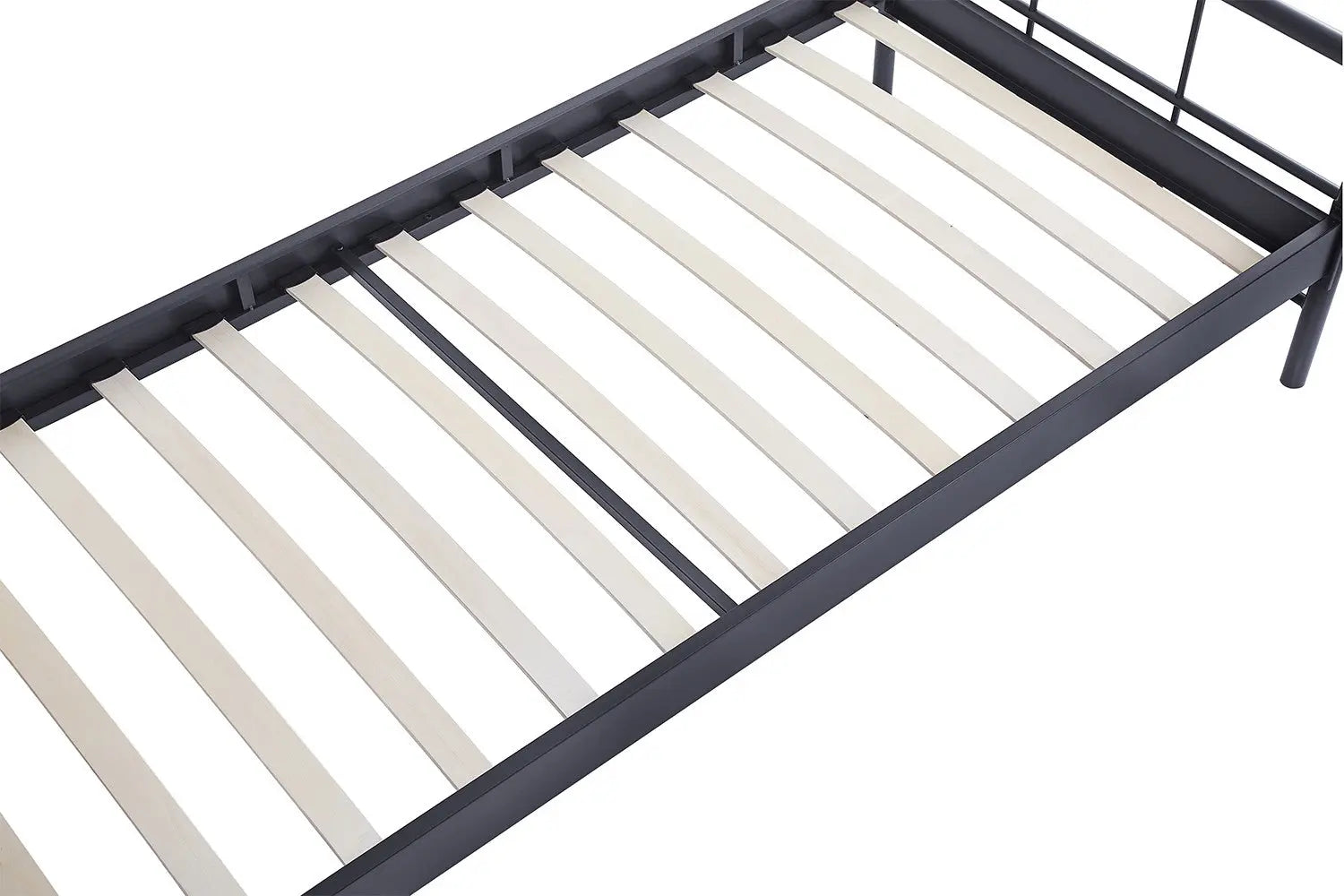 Lit DAVI 90x200 Métal Gris foncé ROUSSEAU