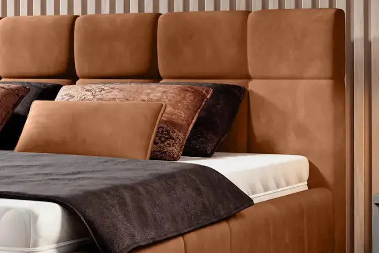 Lit avec Tête de Lit NAOMI - 140 x 200 cm WERSAL