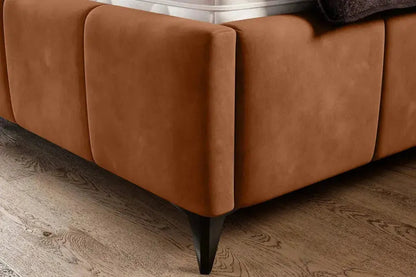 Lit avec Tête de Lit NAOMI - 140 x 200 cm WERSAL