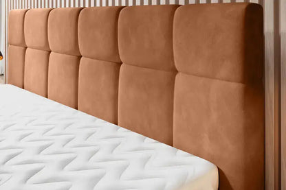 Lit avec Tête de Lit NAOMI - 140 x 200 cm WERSAL