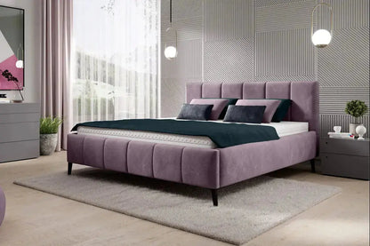 Lit avec Tête de Lit RIVA - 140 x 200 cm WERSAL