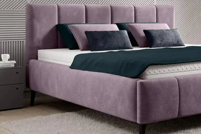 Lit avec Tête de Lit RIVA - 140 x 200 cm WERSAL