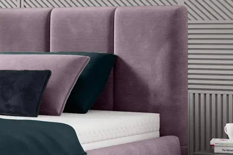 Lit avec Tête de Lit RIVA - 140 x 200 cm WERSAL