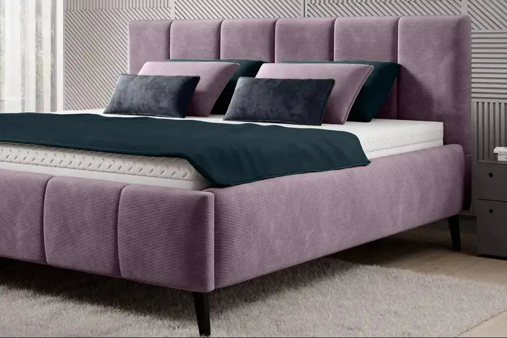 Lit avec Tête de Lit RIVA - 140 x 200 cm WERSAL