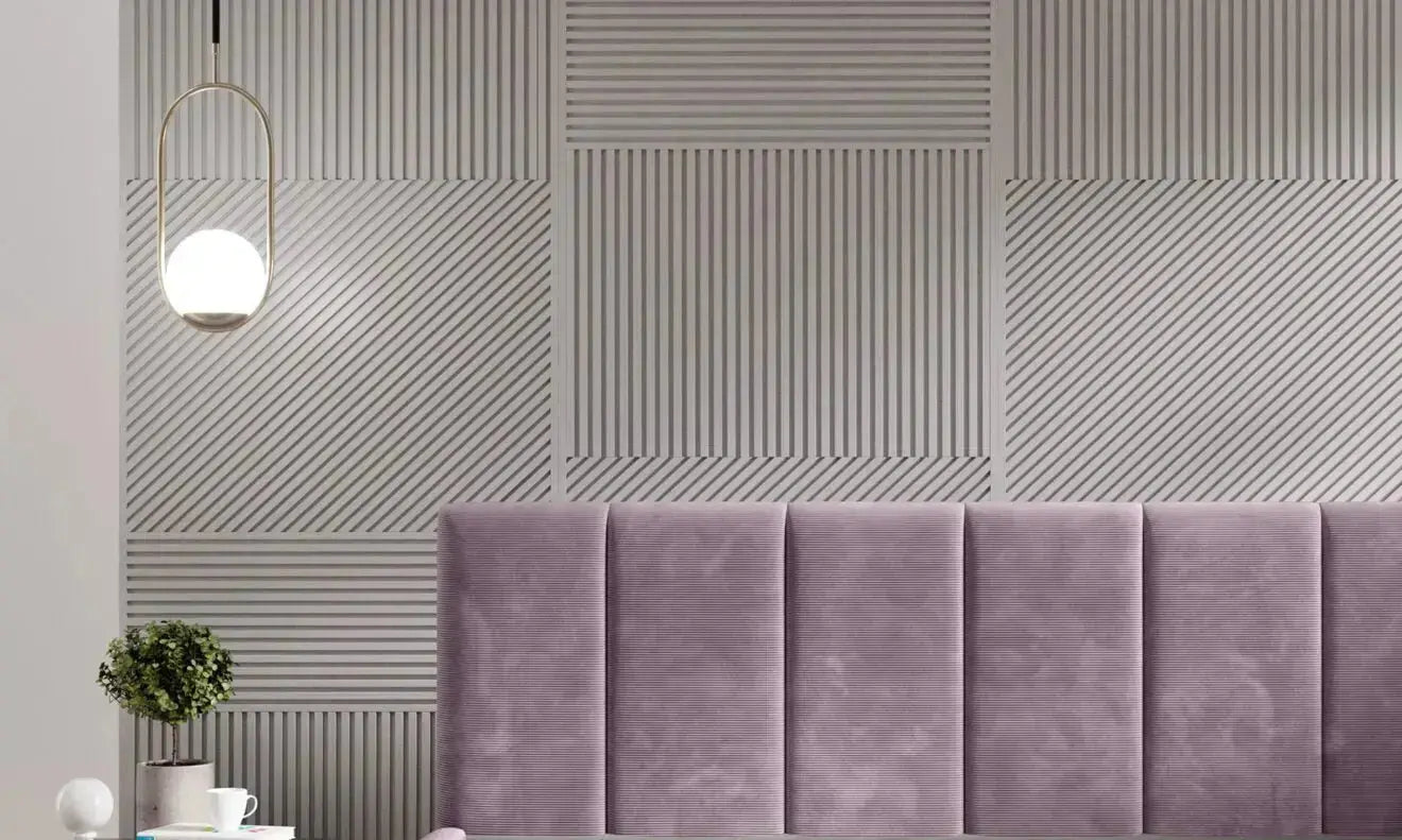 Lit avec Tête de Lit RIVA - 140 x 200 cm WERSAL