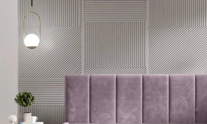 Lit avec Tête de Lit RIVA - 140 x 200 cm WERSAL