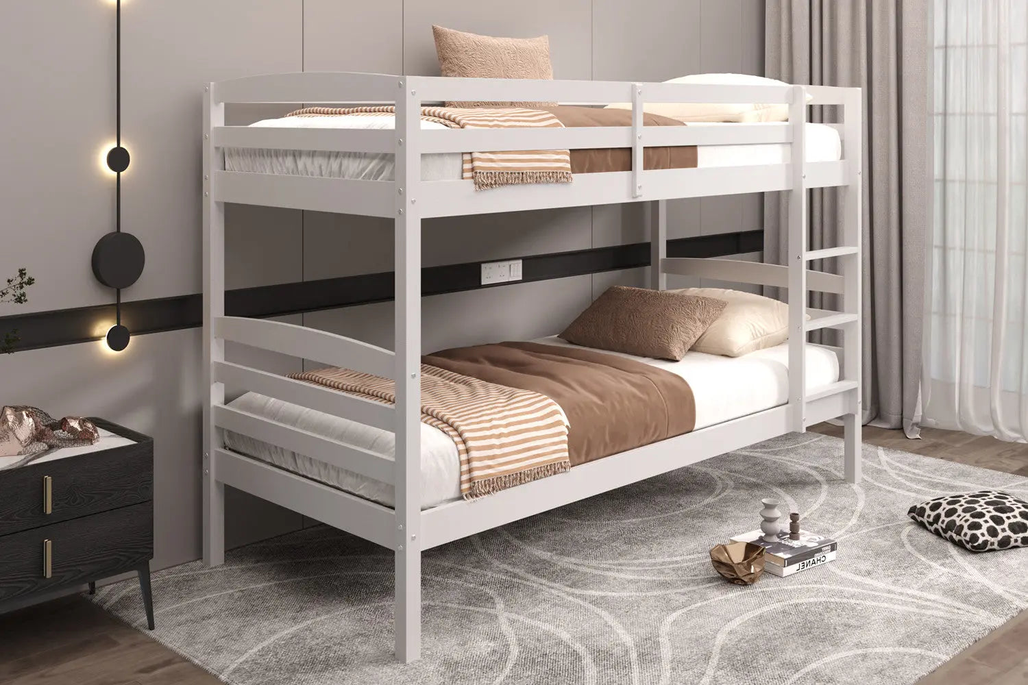 Lit superposé RAY 90x200 Divisible Blanc ROUSSEAU