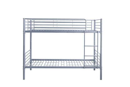 Lit superposé SAMYA 90x200 Divisible Métal Gris ROUSSEAU