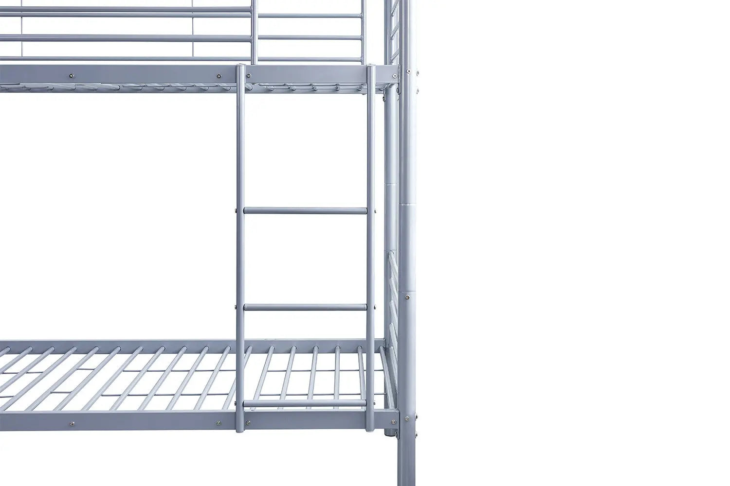 Lit superposé SAMYA 90x200 Divisible Métal Gris ROUSSEAU