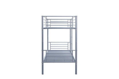 Lit superposé SAMYA 90x200 Divisible Métal Gris ROUSSEAU