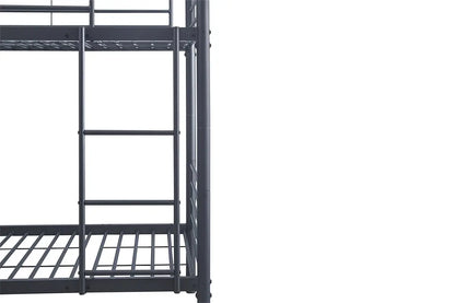 Lit superposé SAMYA 90x200 Divisible Métal Gris foncé ROUSSEAU