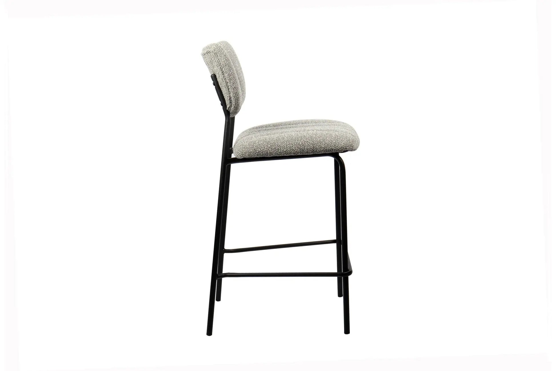 Lot de Chaises de Bar ANITA en PU Brun Foncé - 46 x 53 cm ROUSSEAU