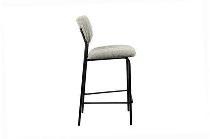 Lot de Chaises de Bar ANITA en PU Brun Foncé - 46 x 53 cm ROUSSEAU