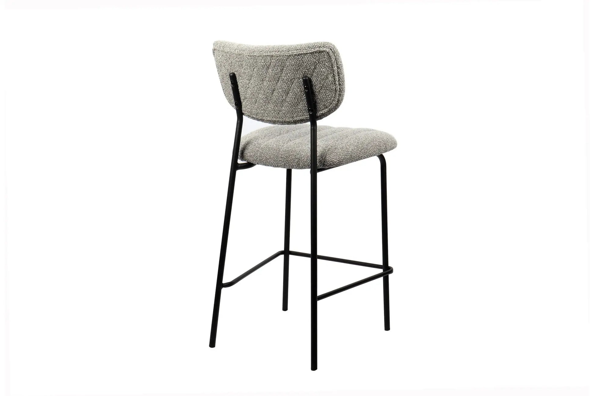 Lot de Chaises de Bar ANITA en PU Brun Foncé - 46 x 53 cm ROUSSEAU