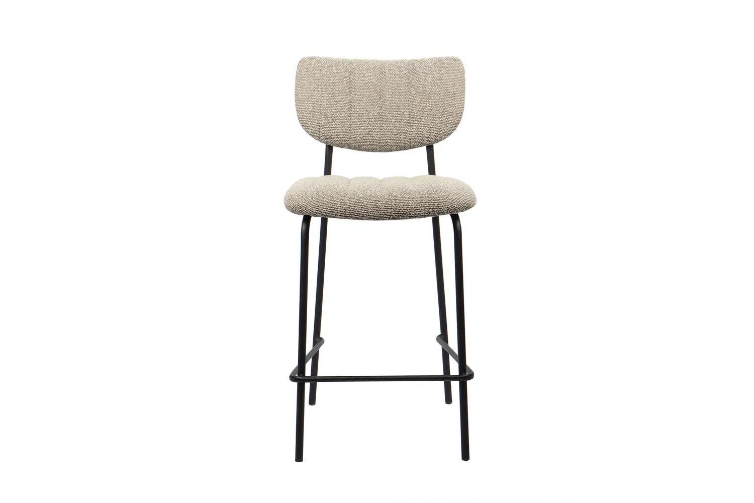 Lot de Chaises de Bar ANITA en Tissu Brun - 46 x 53 cm ROUSSEAU