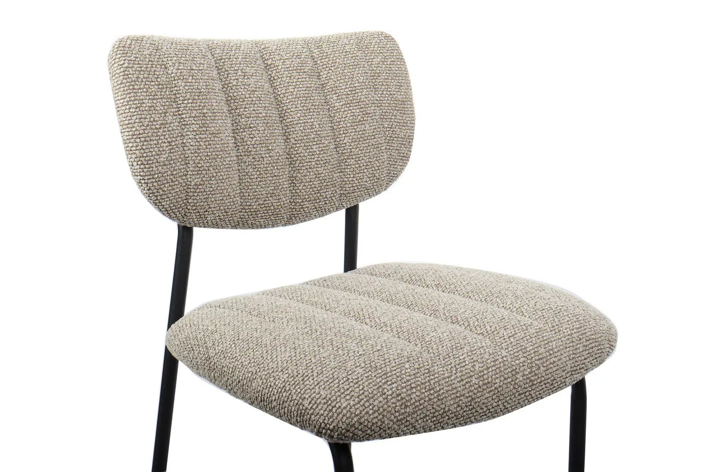 Lot de Chaises de Bar ANITA en Tissu Brun - 46 x 53 cm ROUSSEAU