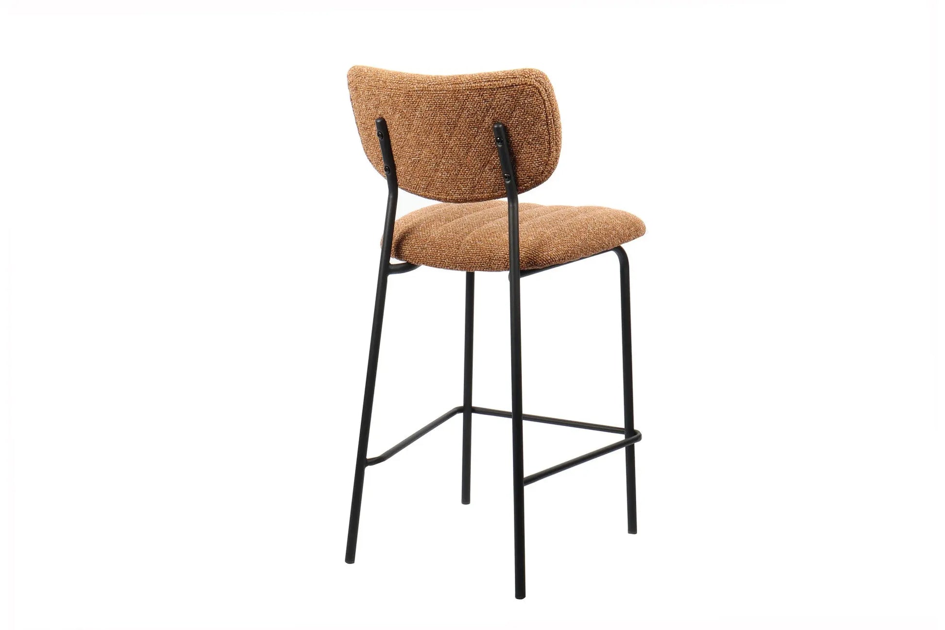 Lot de Chaises de Bar ANITA en Tissu Orange - 46 x 53 cm ROUSSEAU
