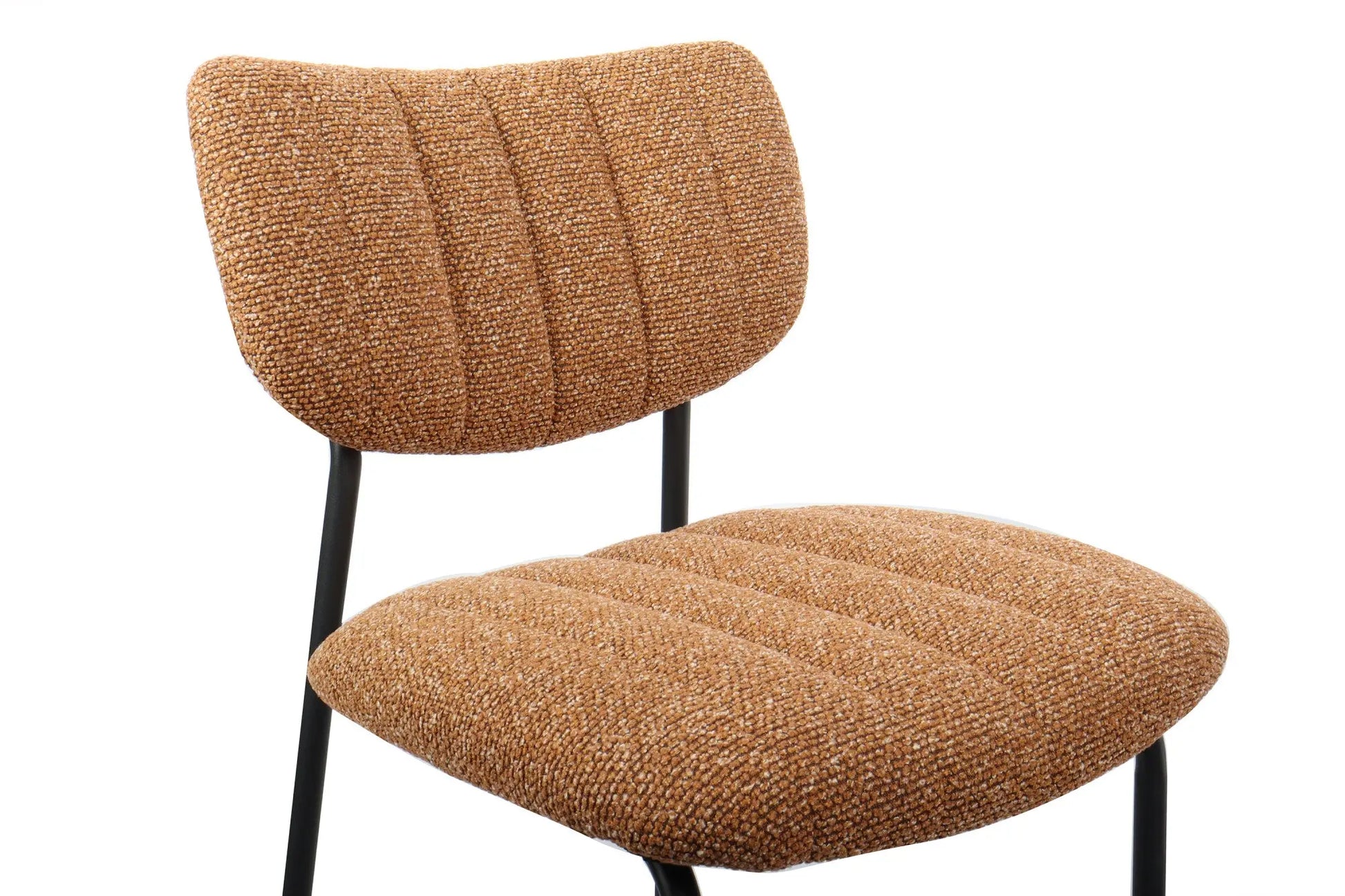 Lot de Chaises de Bar ANITA en Tissu Orange - 46 x 53 cm ROUSSEAU