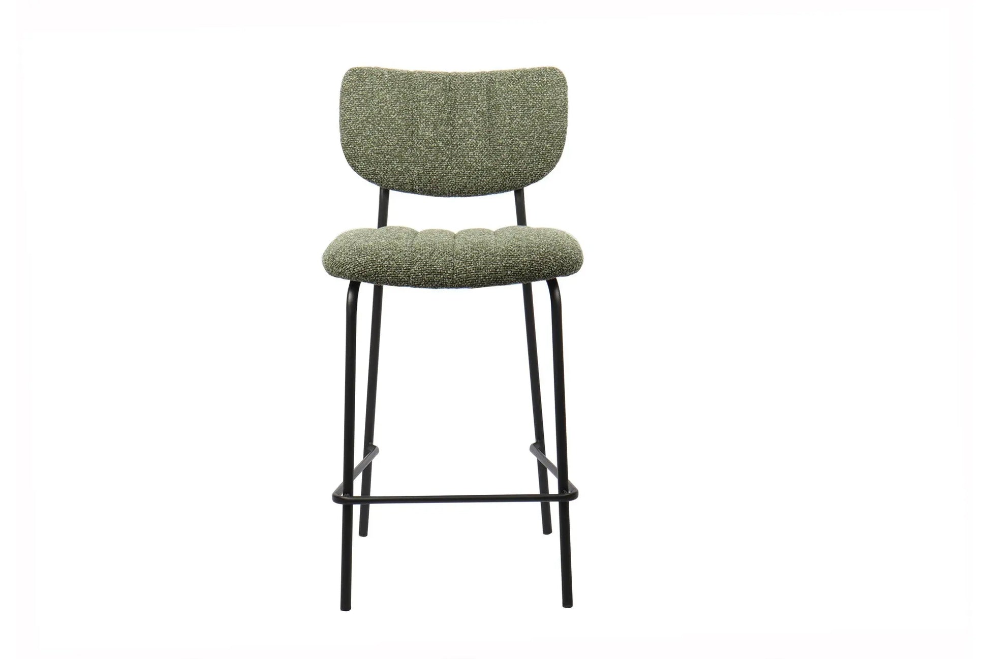 Lot de Chaises de Bar ANITA en Tissu Vert - 46 x 53 cm ROUSSEAU
