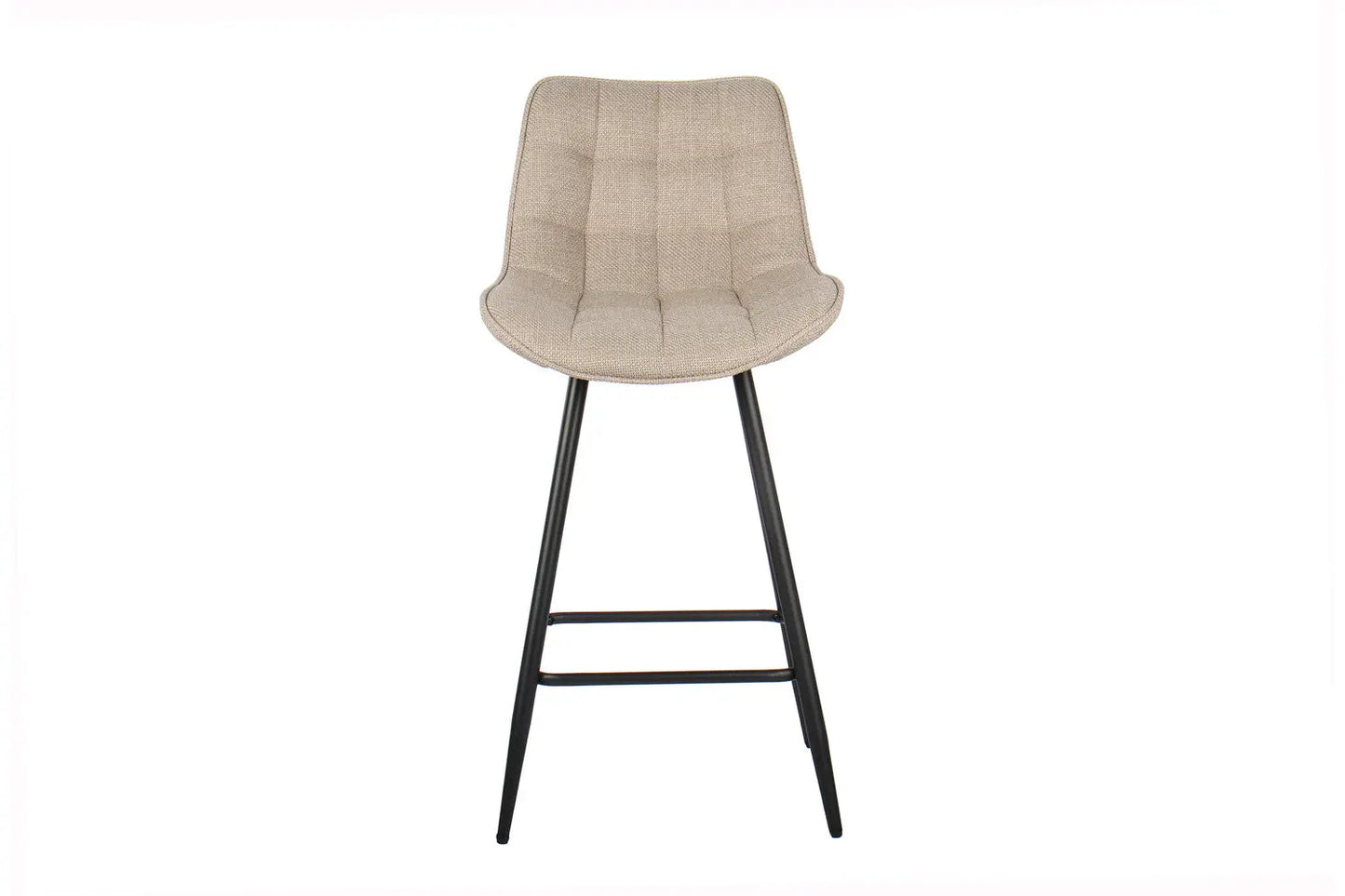 Lot de Chaises de Bar ARIANE en Tissu Beige - 46 x 55 cm ROUSSEAU