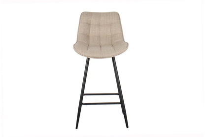 Lot de Chaises de Bar ARIANE en Tissu Beige - 46 x 55 cm ROUSSEAU