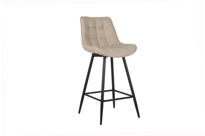 Lot de Chaises de Bar ARIANE en Tissu Beige - 46 x 55 cm ROUSSEAU