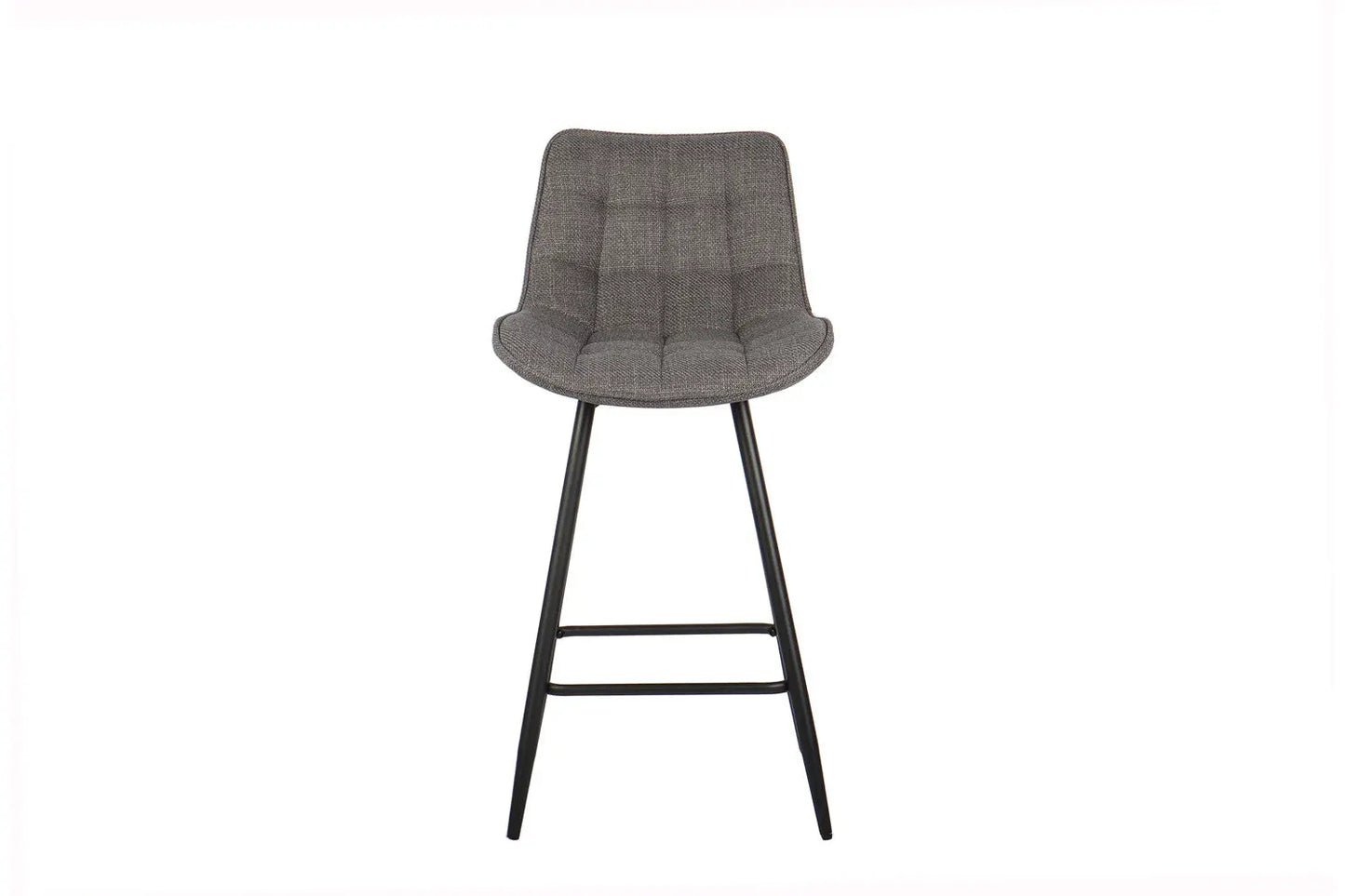 Lot de Chaises de Bar ARIANE en Tissu Gris Clair - 46 x 55 cm ROUSSEAU