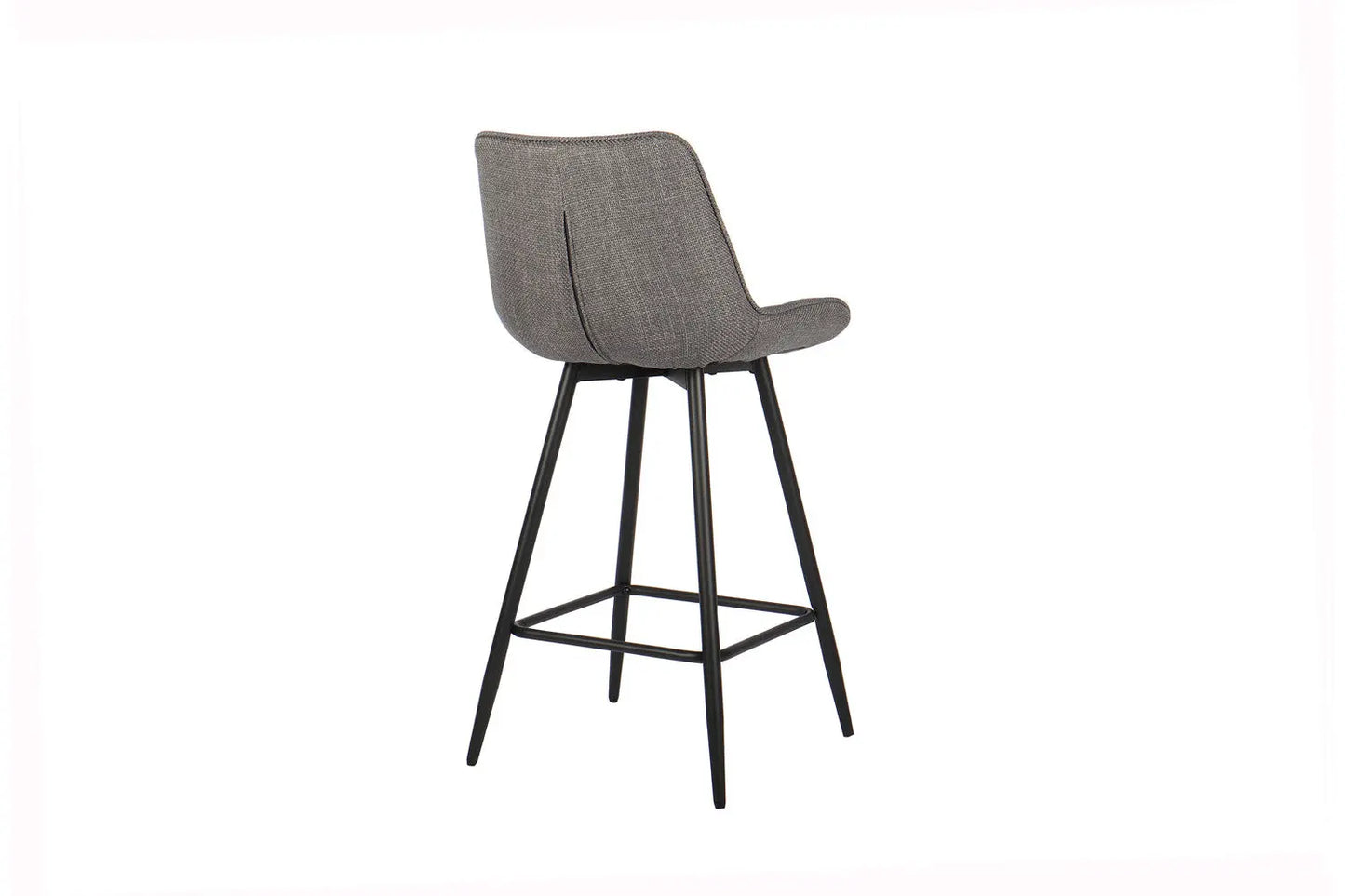 Lot de Chaises de Bar ARIANE en Tissu Gris Clair - 46 x 55 cm ROUSSEAU