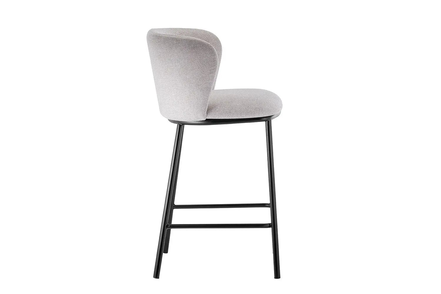 Lot de Chaises de Bar ARTHURO en Tissu Beige - 53 x 50.5 cm ROUSSEAU