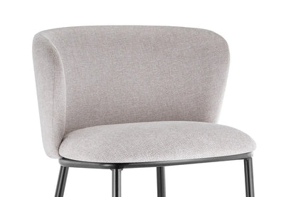Lot de Chaises de Bar ARTHURO en Tissu Beige - 53 x 50.5 cm ROUSSEAU