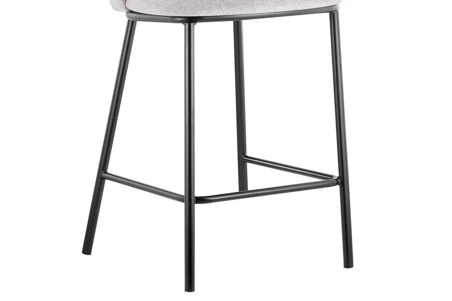 Lot de Chaises de Bar ARTHURO en Tissu Beige - 53 x 50.5 cm ROUSSEAU