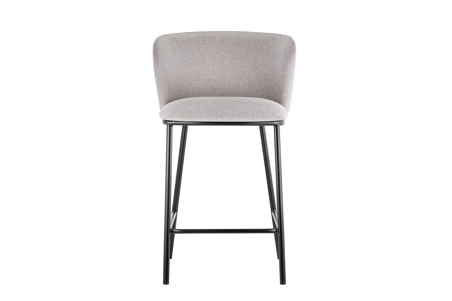 Lot de Chaises de Bar ARTHURO en Tissu Beige - 53 x 50.5 cm ROUSSEAU