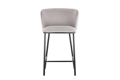 Lot de Chaises de Bar ARTHURO en Tissu Beige - 53 x 50.5 cm ROUSSEAU