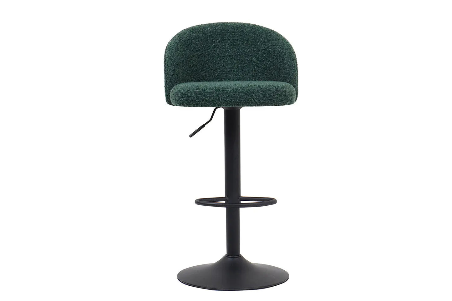 Lot de Chaises de Bar AYDA en Tissu Bouclé Vert - 49 x 46 cm ROUSSEAU