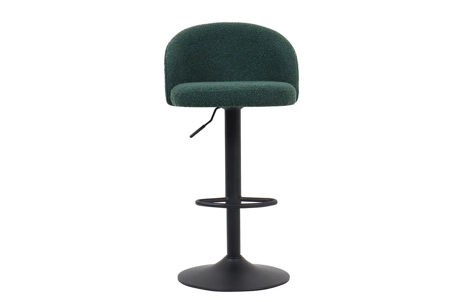 Lot de Chaises de Bar AYDA en Tissu Bouclé Vert - 49 x 46 cm ROUSSEAU