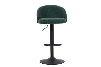 Lot de Chaises de Bar AYDA en Tissu Bouclé Vert - 49 x 46 cm ROUSSEAU