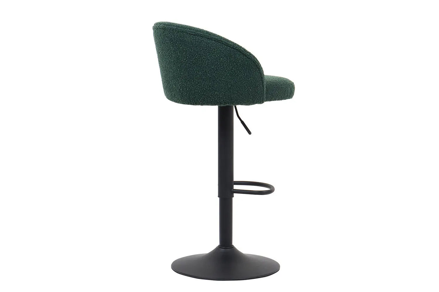Lot de Chaises de Bar AYDA en Tissu Bouclé Vert - 49 x 46 cm ROUSSEAU