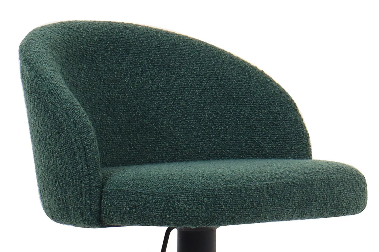 Lot de Chaises de Bar AYDA en Tissu Bouclé Vert - 49 x 46 cm ROUSSEAU