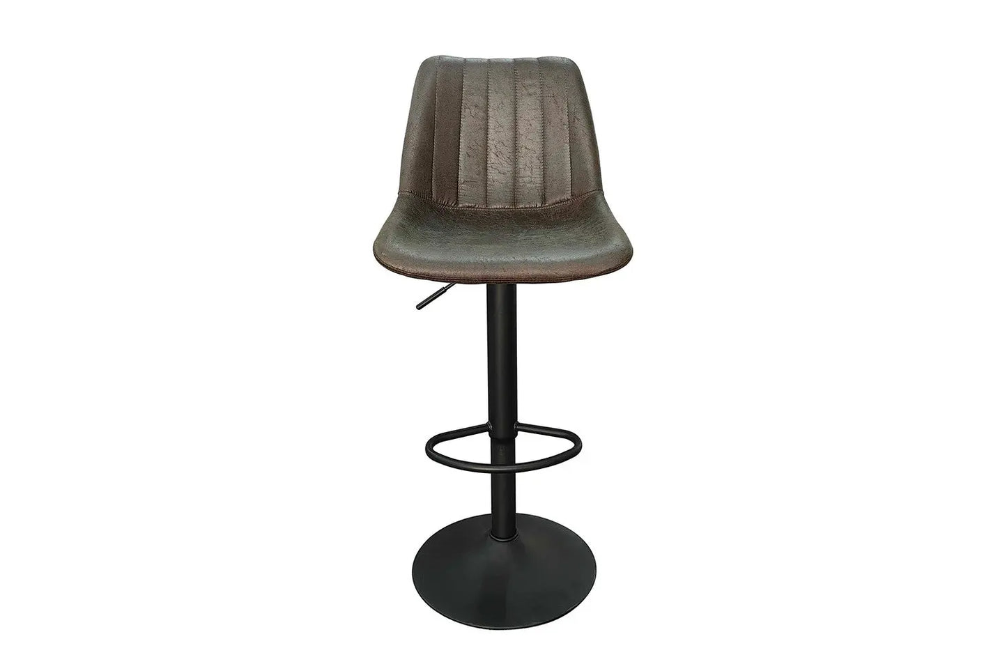 Lot de Chaises de Bar BAYA en PU Brun Foncé - 43 x 50 cm ROUSSEAU