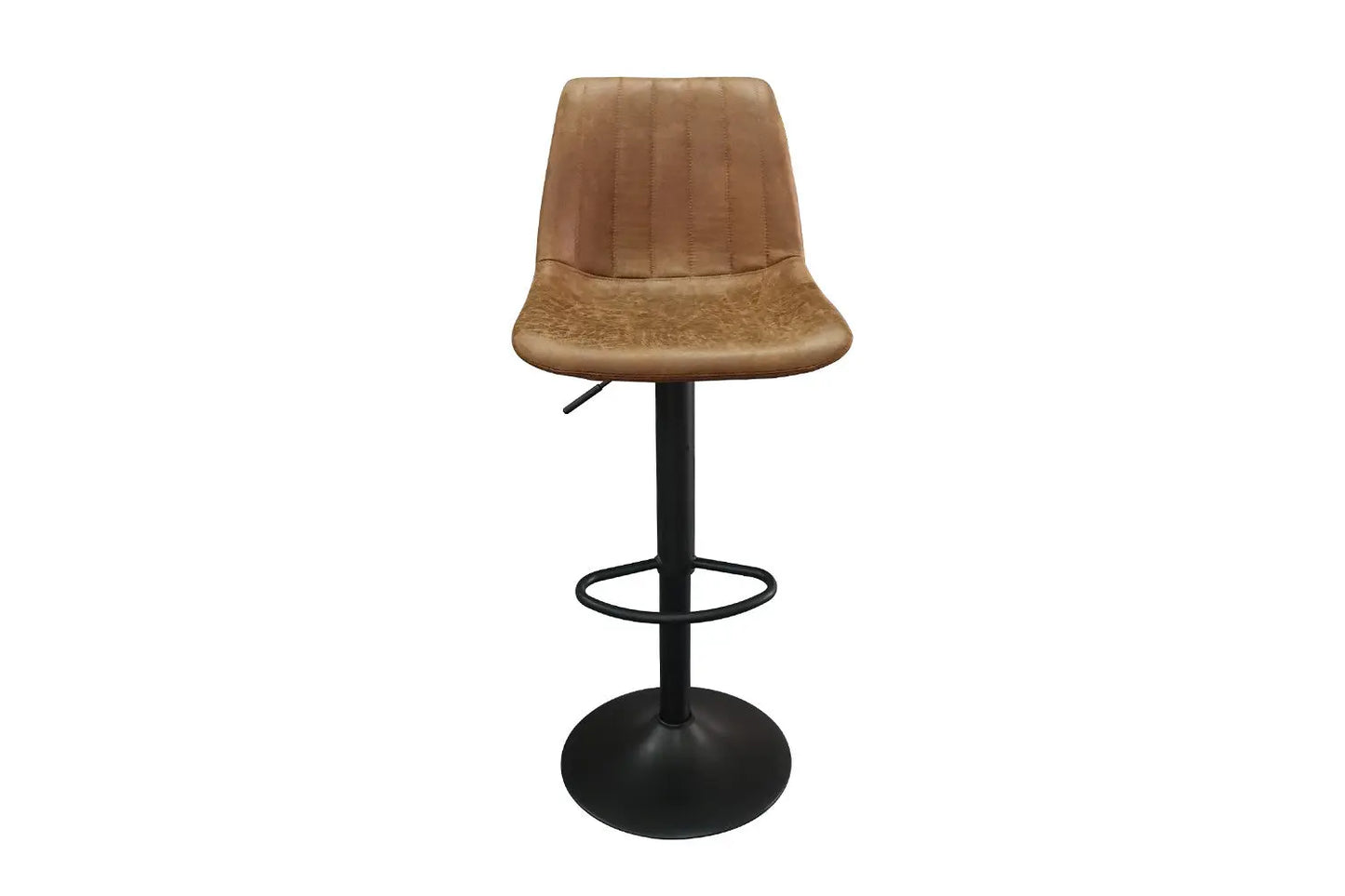 Lot de Chaises de Bar BAYA en PU Cognac - 43 x 50 cm ROUSSEAU