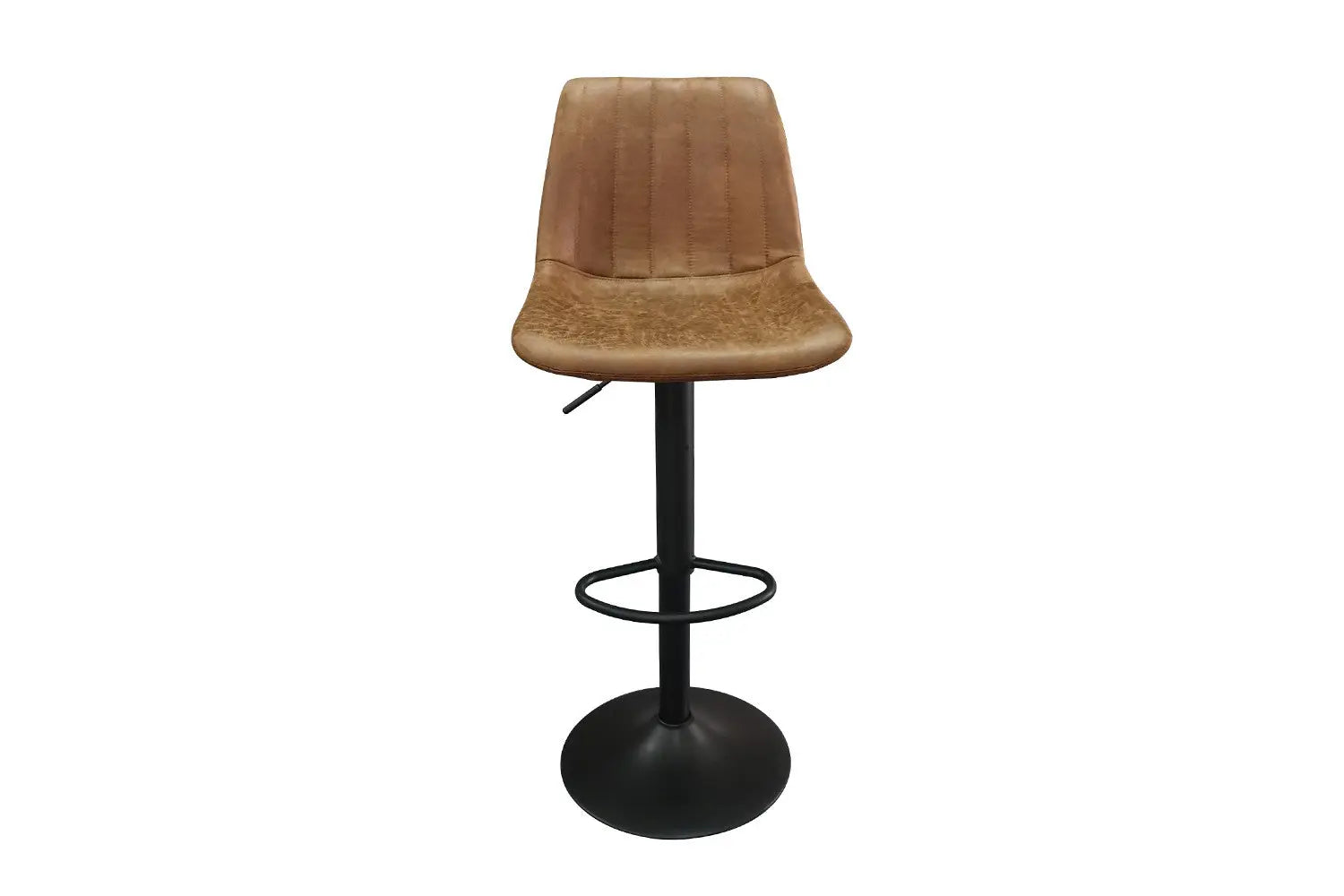Lot de Chaises de Bar BAYA en PU Cognac - 43 x 50 cm ROUSSEAU
