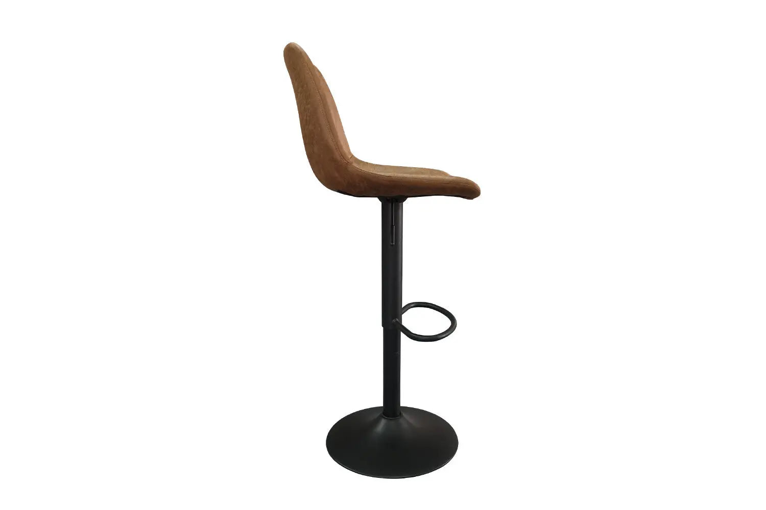Lot de Chaises de Bar BAYA en PU Cognac - 43 x 50 cm ROUSSEAU